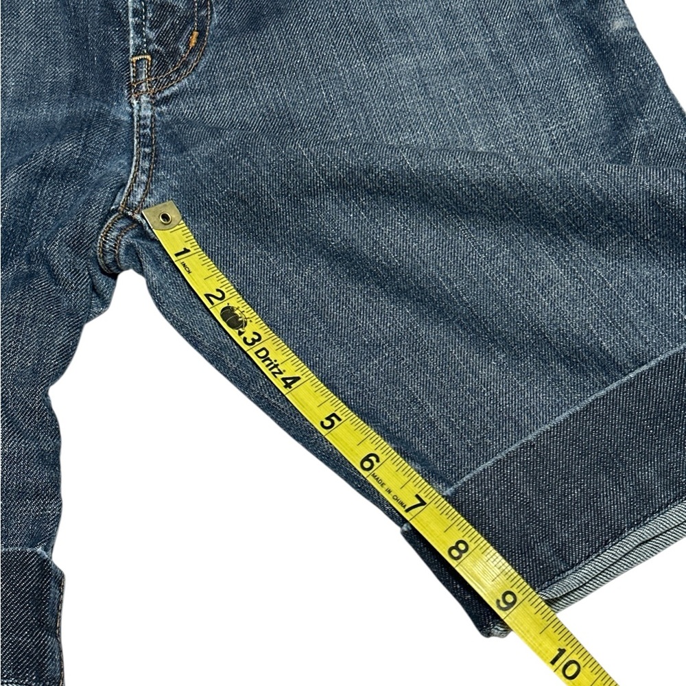 Citizens Of Humanity Dark Blue Denim Bermuda Shorts - Picture 4 of 9